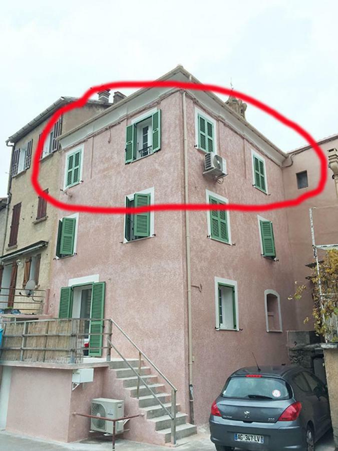 Charmant F2 Dans Joli Village Corse Omessa Exteriér fotografie